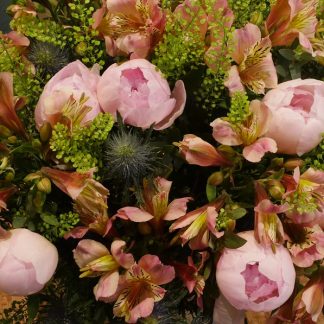 Bouquet de saison tons roses